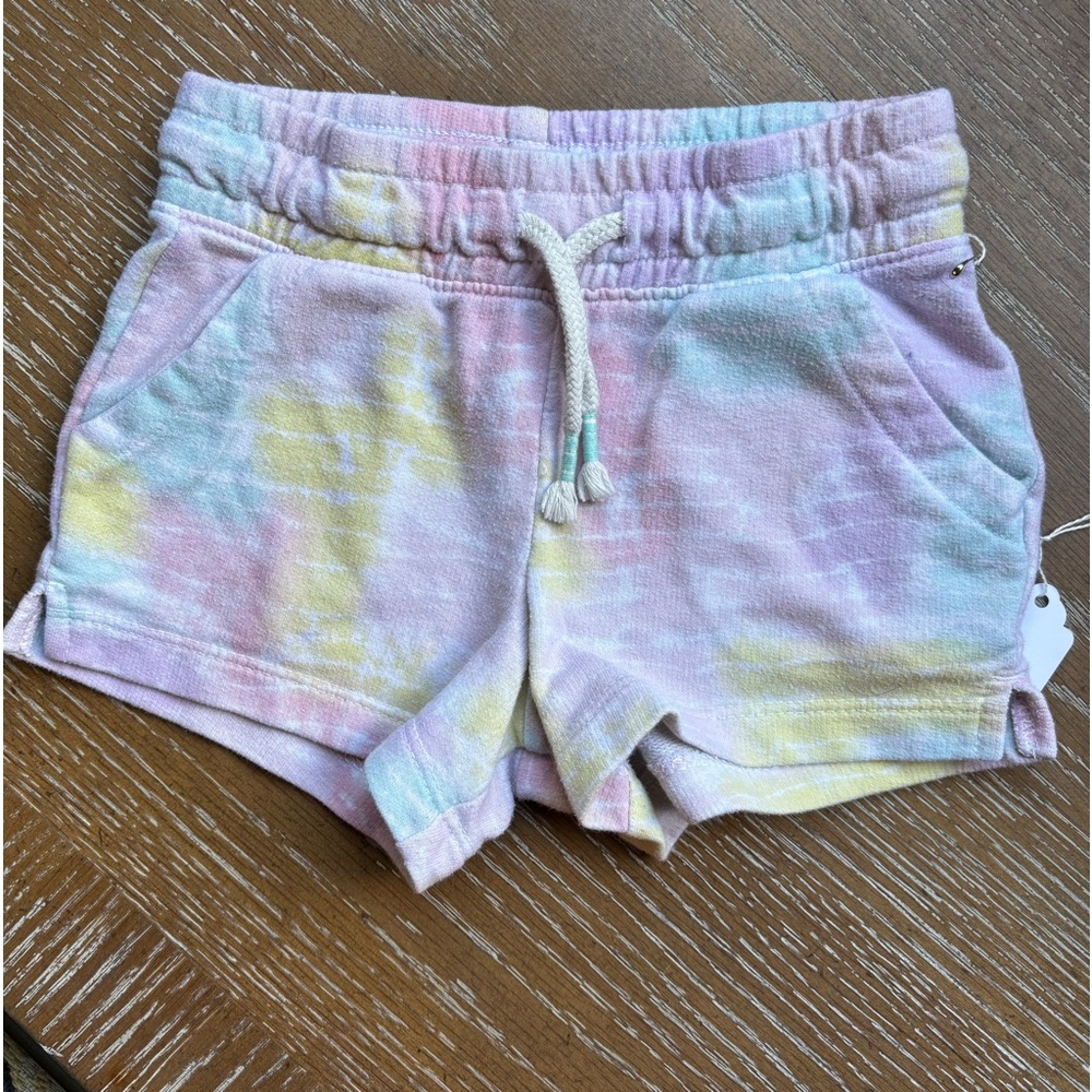 4T cat and Jack drawstring pocket shorts tie dye